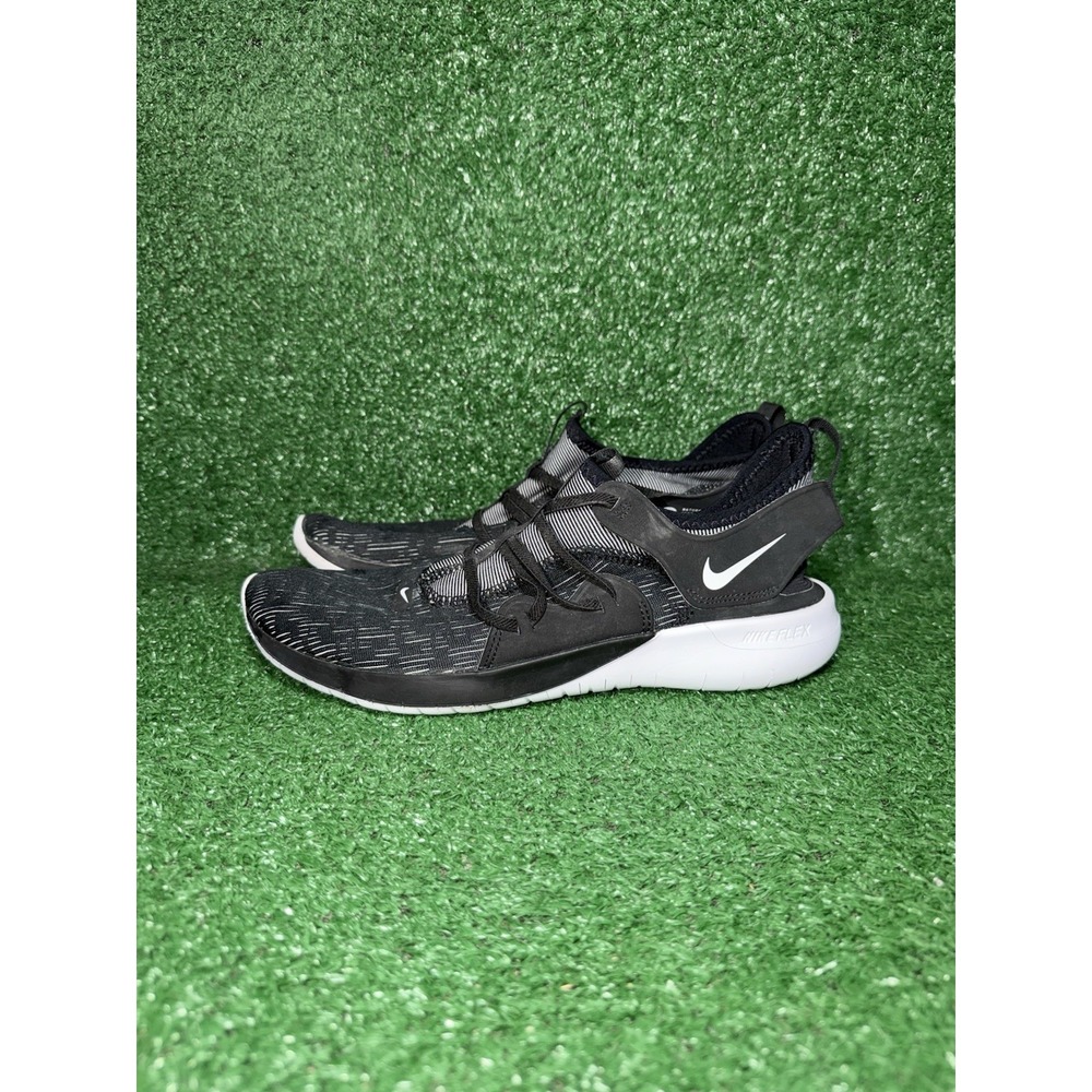 Nike Flex Contact 3 Mens Size 10 Black White Running Shoes Sneakers AQ7484-004 - Picture 4 of 9